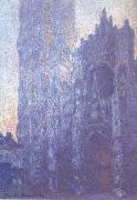 Claude Monet Rouen Cathedral Facade and Tour d-Albane oil painting on canvas